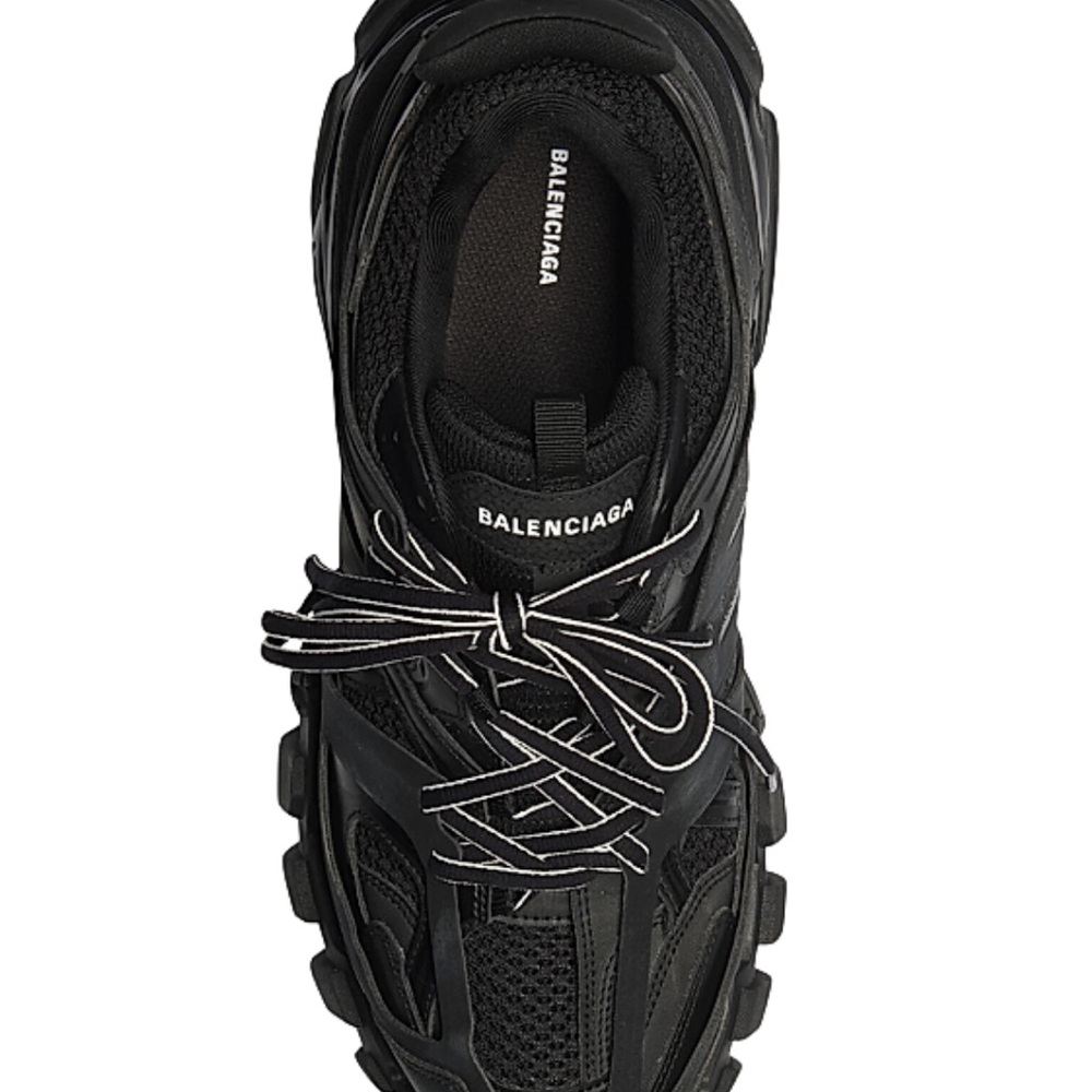 Balenciaga Black Athletic Shoes with Chunky Design